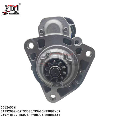 QDJ2653M 24V 10T 7,0KW CAT320D2 CAT330GC 336GC 330D2 C9 STARTMOTOR 4882807 4380004441 STN5861ML STN5861SK 438000-4441