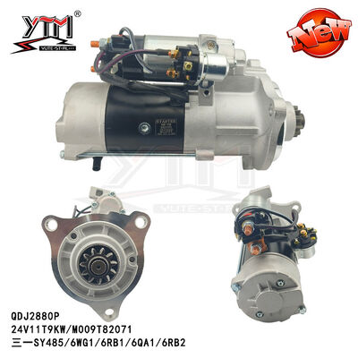 QDJ2880P Starter motor voor SY485 24V 11T 9KW M009T82071