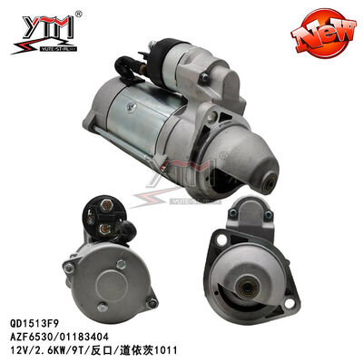 QD1513F9 startmotor 12V 2,6 kW 9T voor Deutz 1011 AZF6530 01183404