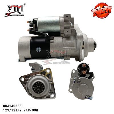 de Motorstartmotor CCW QDJ1403B3 1403B3 van 12V 12T 2.7kw