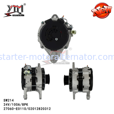 Alternator OEM 27060-E0110/ 02012820312/ 24V 100A 8PK