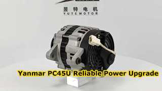 Introduceer 4D84E 12V 60A Dynamo voor YANMAR-motor PC45-U 119836-77210 11983677210 voor u